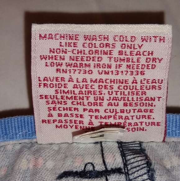 Merona Navy Blue Multi Color  Geometric Print Size 4 Womens Casual Cotton Shorts - Picture 8 of 8